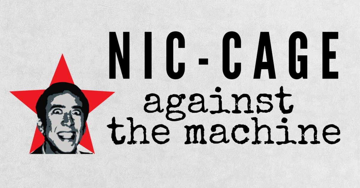 Nic Cage Against The Machine  Hootananny Brixton Live Music Venue & Club, London UK