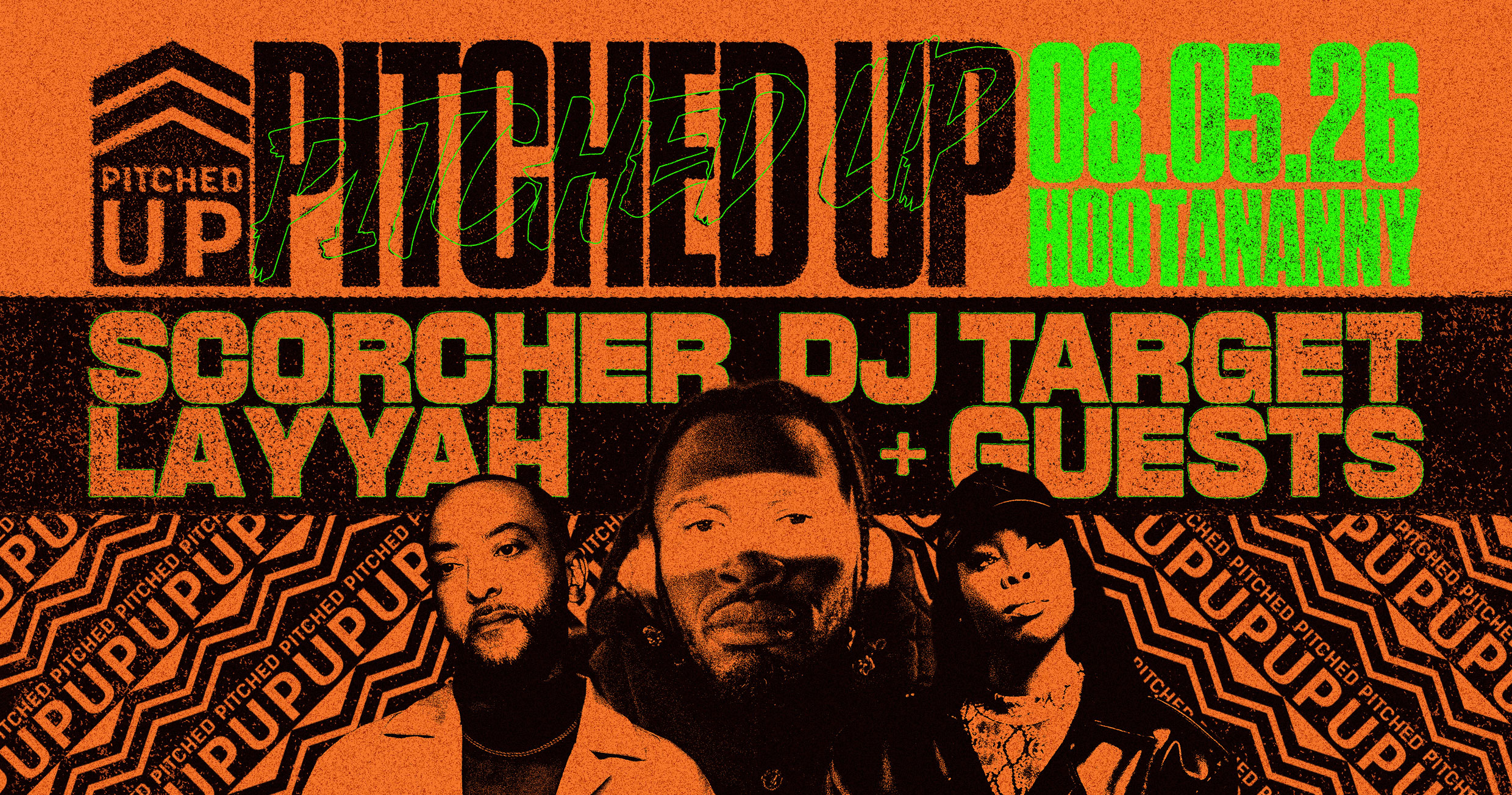 Up Layyah Pitched Up: Scorcher, DJ Target, Layyah + Guests | Hootananny Brixton ...