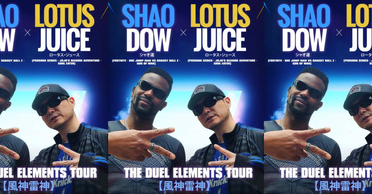Lotus Juice & Shao Dow: The Duel Elements Tour【風神雷神】 Hootananny Brixton Live Music Venue & Club, London UK