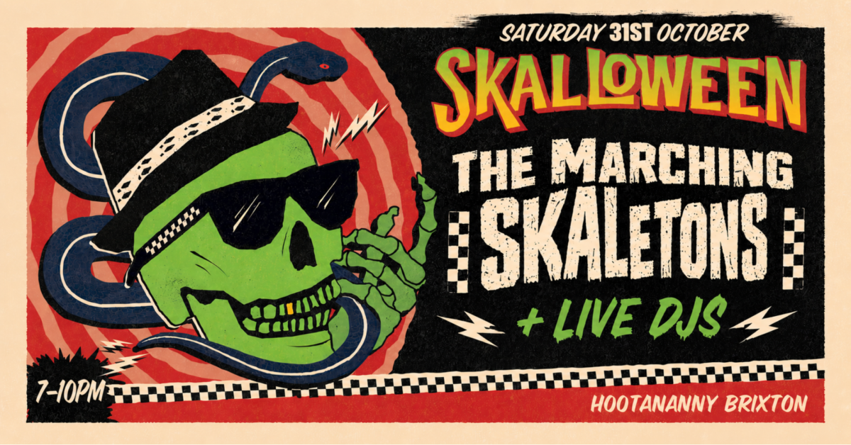 Skalloween: The Marching SKAletons + Live DJs Hootananny Brixton Live Music Venue & Club, London UK