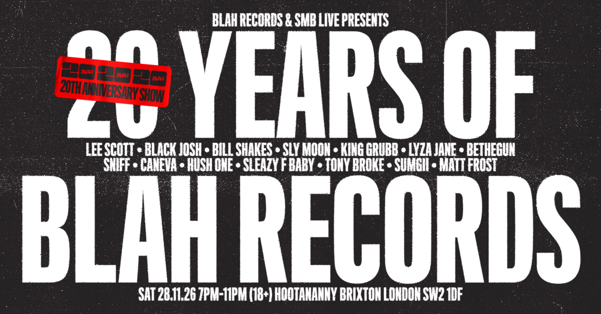 20 Years of Blah Records Hootananny Brixton Live Music Venue & Club, London UK